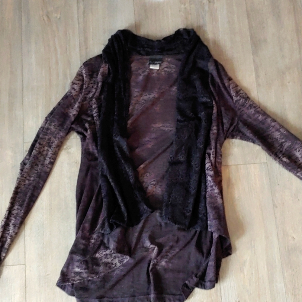 Womans Large DayTrip burn out cardigan